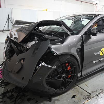 IM IM5 Full Width Rigid Barrier test 2025 after crash