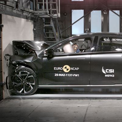MAZDA 6e Full Width Rigid Barrier test 2025