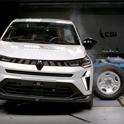 Renault Symbioz Side Mobile Barrier test 2024