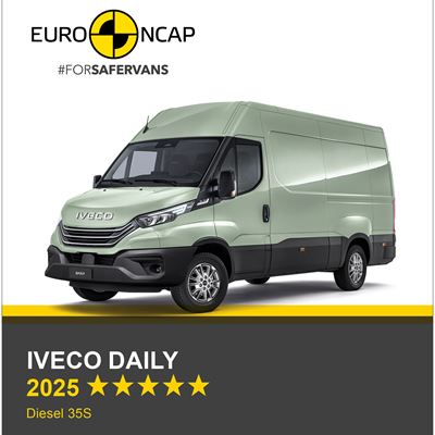 IVECO Daily Euro NCAP Commercial Van Safety Results 2025