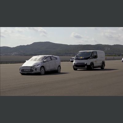 Kia PV5 Cargo Commercial Van Safety Tests 2025