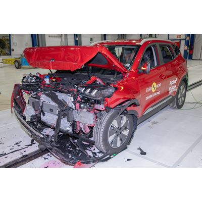 EBRO s400 Full Width Rigid Barrier test 2025 after crash