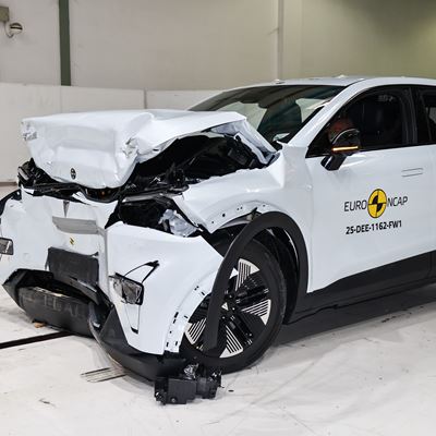 Deepal S05 Full Width Rigid Barrier test 2025 after crash