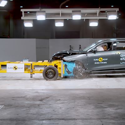 EXLANTIX ET Mobile Progressive Deformable Barrier test 2025