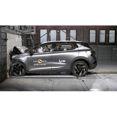 Mitsubishi Eclipse Cross Full Width Rigid Barrier test 2025