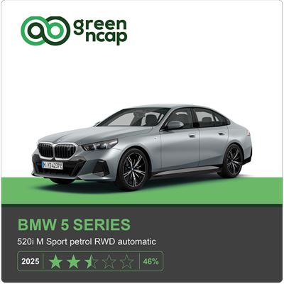 BMW 5 Series Green NCAP results 2025