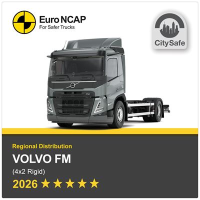 Volvo FM Euro NCAP Truck Safety Results 2026