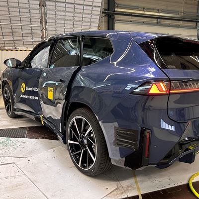 BMW iX3 PO test 2026 after crash