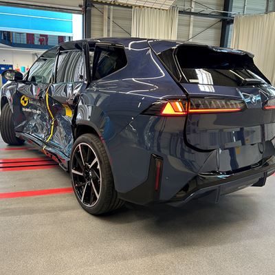 BMW iX3 MDB test 2026 after crash