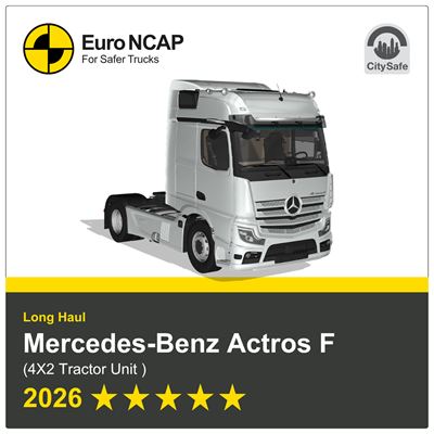 Mercedes Benz Actros F 4x2 tractor unit 2026 banner