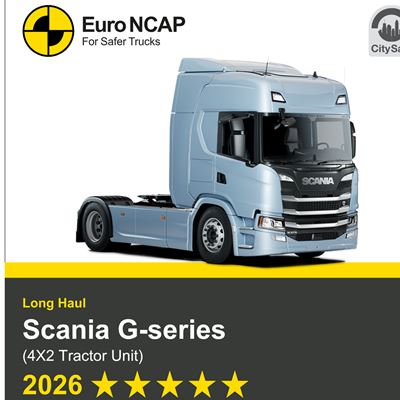 Scania G series 4x2 tractor unit 2026 banner