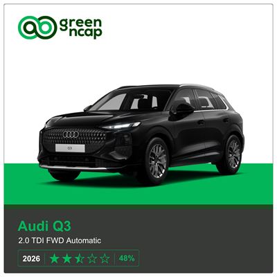 Audi Q3 Green NCAP results 2026
