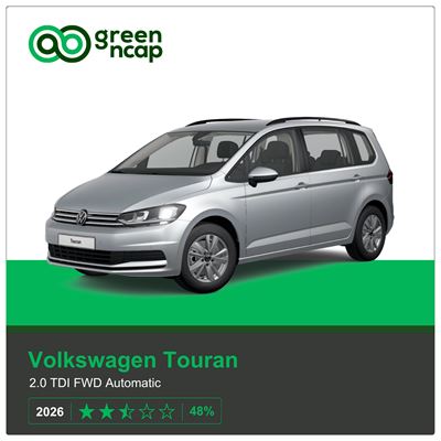 VW Touran Green NCAP results 2026