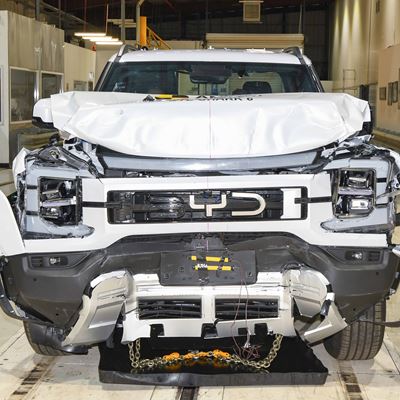 BYD SHARK FW test 2025 after crash