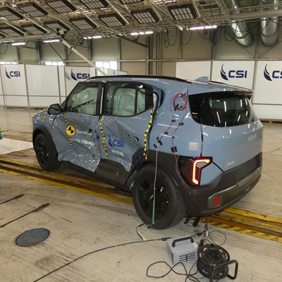 Kia EV2 MDB test 2026 after crash
