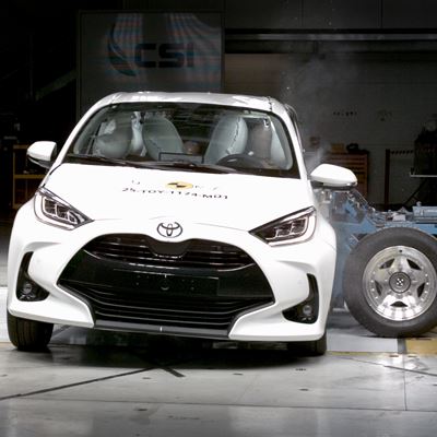 Toyota Yaris MDB test 2025