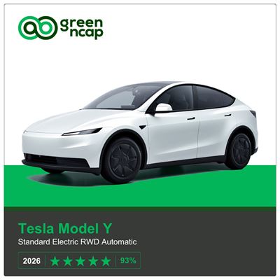 Tesla Model Y Green NCAP results 2026