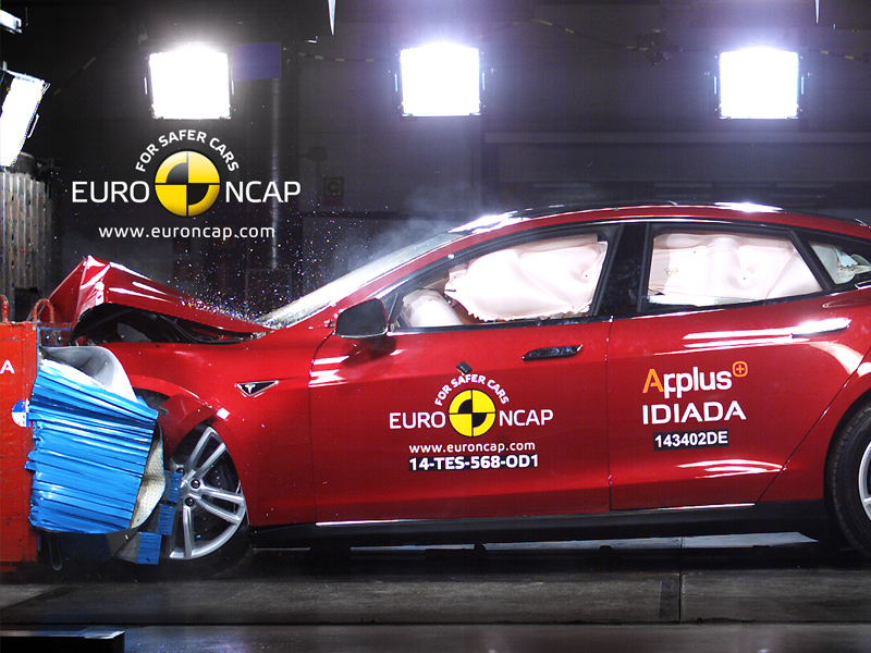 Thenewsmarketcom Tesla Model S Put To The Test By Euro Ncap