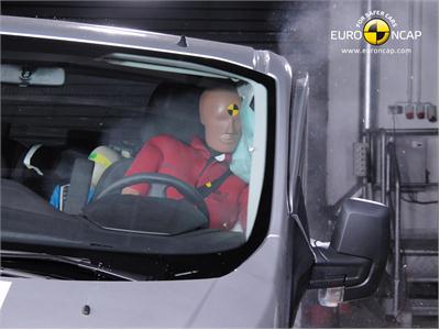 Ford Transit Custom Side crash test 2012