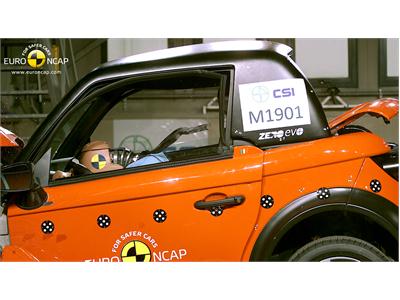 Tazzari ZERO  - Frontal crash test 2014