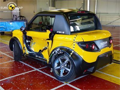Tazzari ZERO  -Side crash test 2014 - after crash