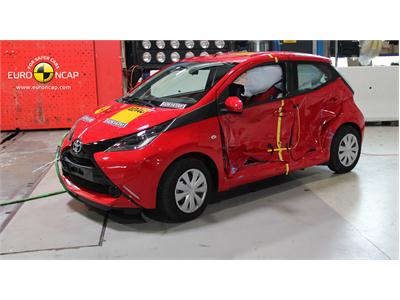 Toyota Aygo  - Side crash test 2014 - After Crash