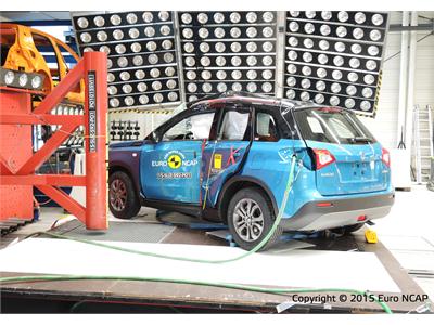Suzuki Vitara - Pole crash test 2015 - after crash
