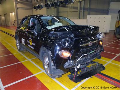 FIAT 500X - Frontal Full Width test 2015 - after crash