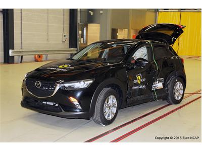 Mazda CX-3  - Side crash test 2015