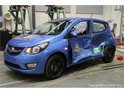 Opel/Vauxhall Karl  - Side crash test 2015 - after crash