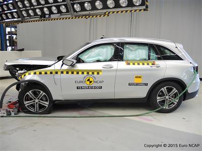 Mercedes-Benz GLC - Frontal Offset Impact test 2015 - after crash