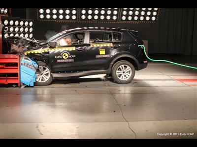 Kia Sportage  - Frontal Offset Impact test 2015