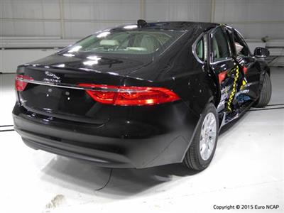 Jaguar XF  - Side crash test 2015 - after crash