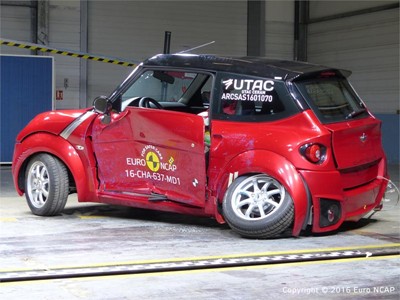 Chatenet CH30 Frontal Side test 2016 - after crash