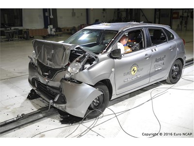 Suzuki Baleno - Frontal Full Width test 2016 - after crash