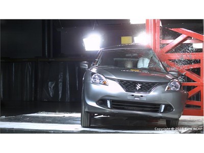 Suzuki Baleno - Pole crash test 2016