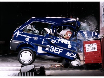 Crash test phase 1 - Rover 100