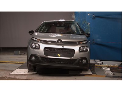Citroën C3 - Pole crash test 2017