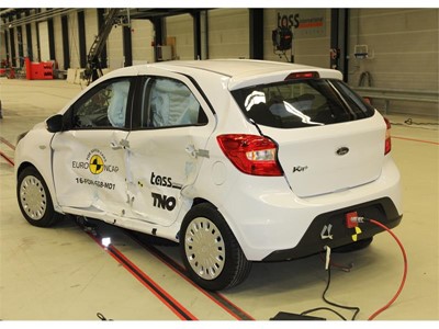 Ford Ka+ - Side crash test 2017 - after crash