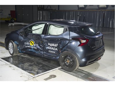 Nissan Micra - Side crash test 2017- after crash