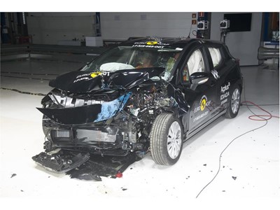 Nissan Micra - Frontal Offset Impact test 2017 - after crash