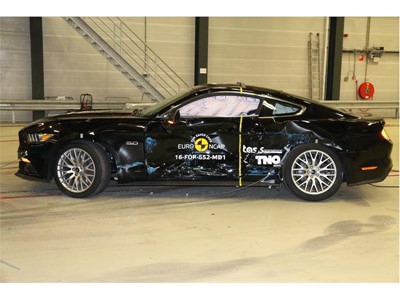 Ford Mustang Reassessment - Side crash test 2017-after crash