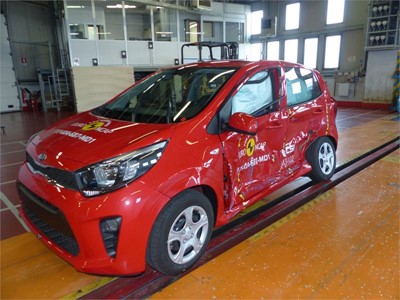 Kia Picanto  - Side crash test 2017-after crash