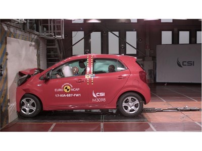 Kia Picanto - Frontal Full Width test 2017