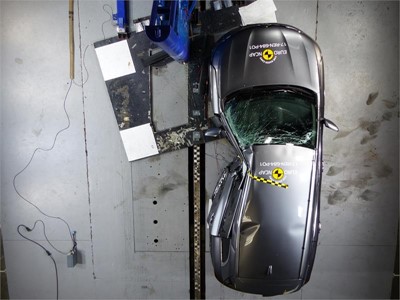 Renault Koleos - Pole crash test 2017 - after crash