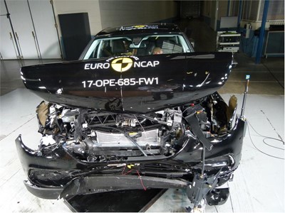 Opel/Vauxhall Grandland X- Frontal Full Width test 2017 - after crash