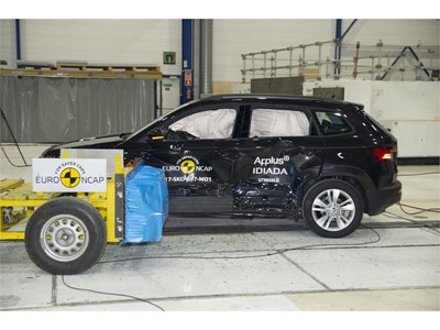 Skoda Karoq - Side crash test 2017 - after crash