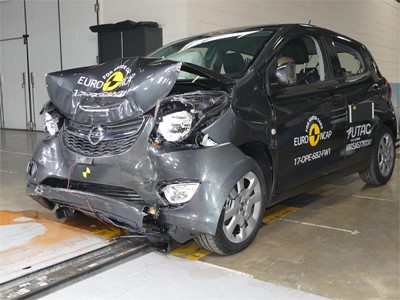 Opel Karl - Frontal Full Width test 2017 - after crash