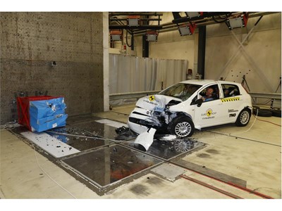 Fiat Punto Frontal Offset Impact Test 17 After Crash