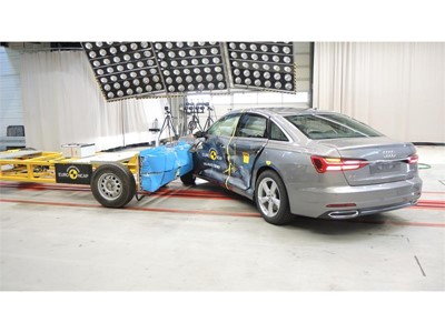 Audi A6 - Side crash test 2018 - after crash